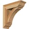 Ekena Millwork Thorton Traditional Rough Sawn Bracket w/ Offset Brace, Western Red Cedar, 6"W x 18"D x 18"H BKT0604X18X18THR01RWR - alternate 1